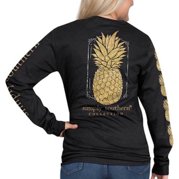 Simply Southern Tops - Simply Southern Pineapple Shirt